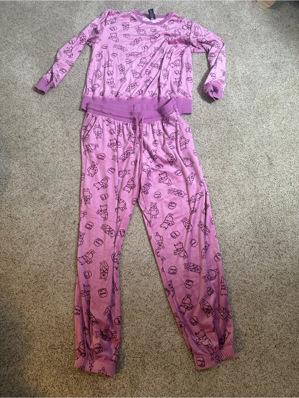 Disney Pink Character-Print Women’s Lounge Set